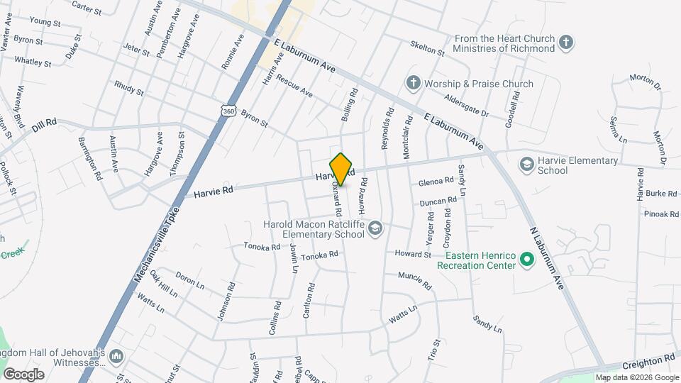3411 Oxnard Rd Map and Location Details