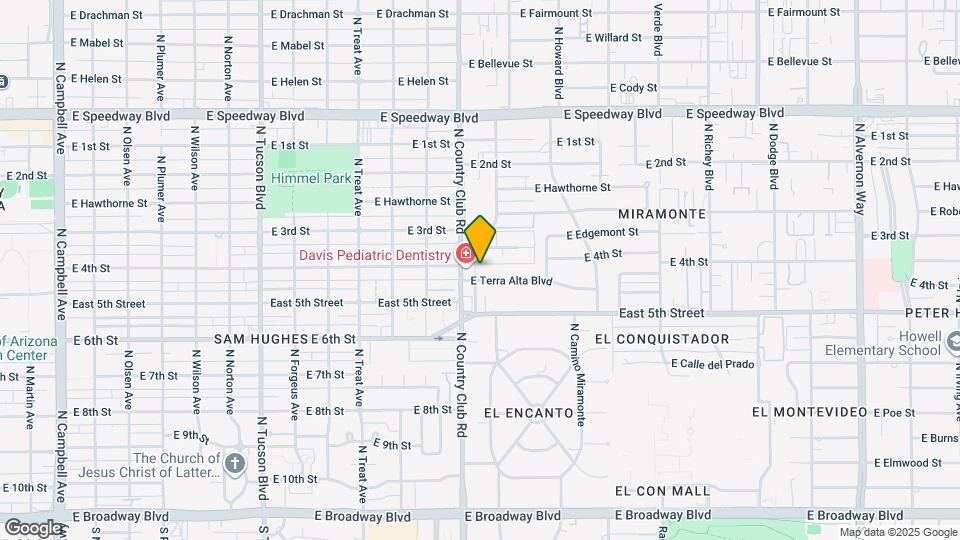 3125 E Terra Alta Blvd Map and Location Details