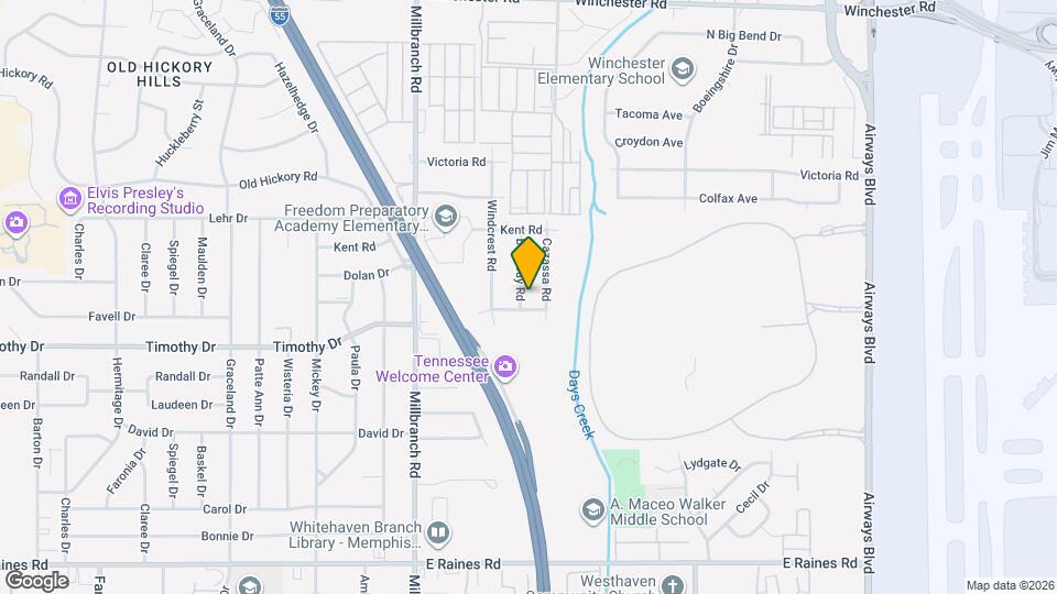 3836 Blue Jay Rd Map and Location Details