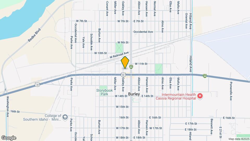 1151 Oakley Ave Map and Location Details