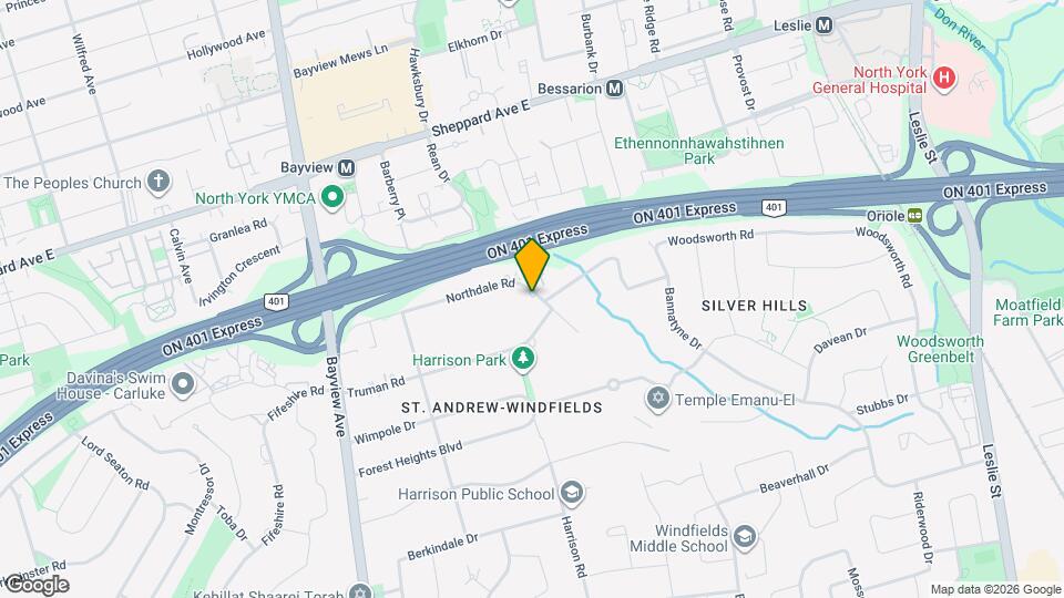 103 Northdale Rd Map and Location Details