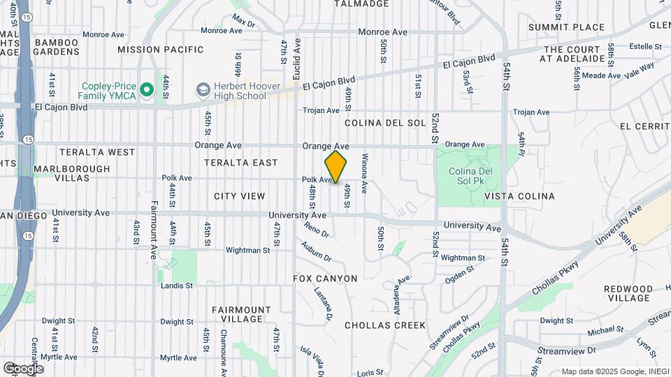 4073 Estrella Ave Map and Location Details