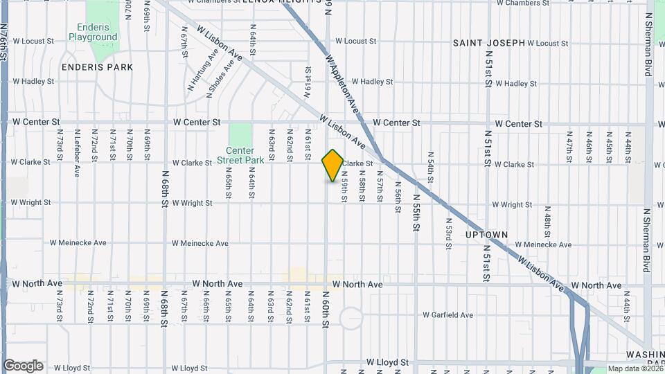 2528 N 60th St Map and Location Details