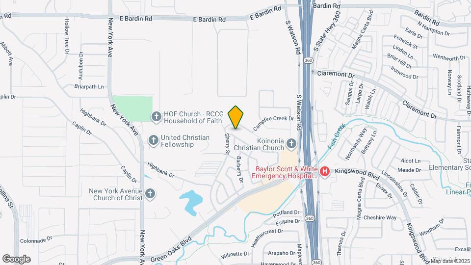 2207 Bennington Dr Map and Location Details