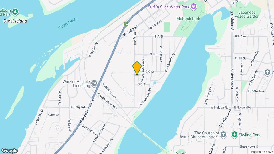 1215 W Ivy Ave, Unit 301 Map and Location Details