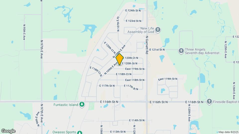 11003 East 119th St N Map and Location Details