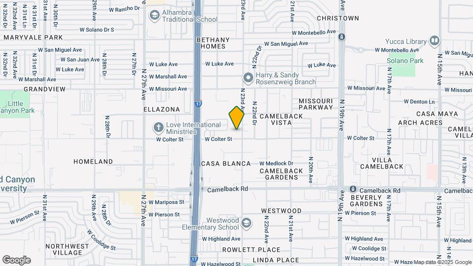 Homeward Bound Map and Location Details