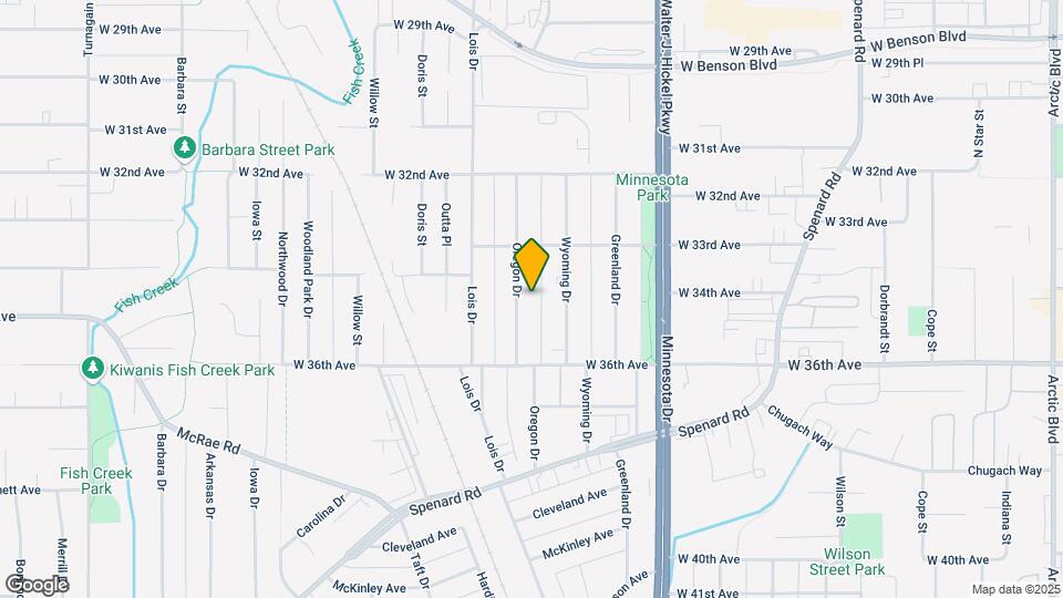 3405 Oregon Dr Map and Location Details