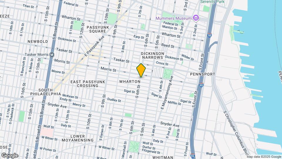 1719 S 6th St Map and Location Details