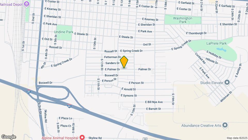 1318 Palmer Dr Map and Location Details