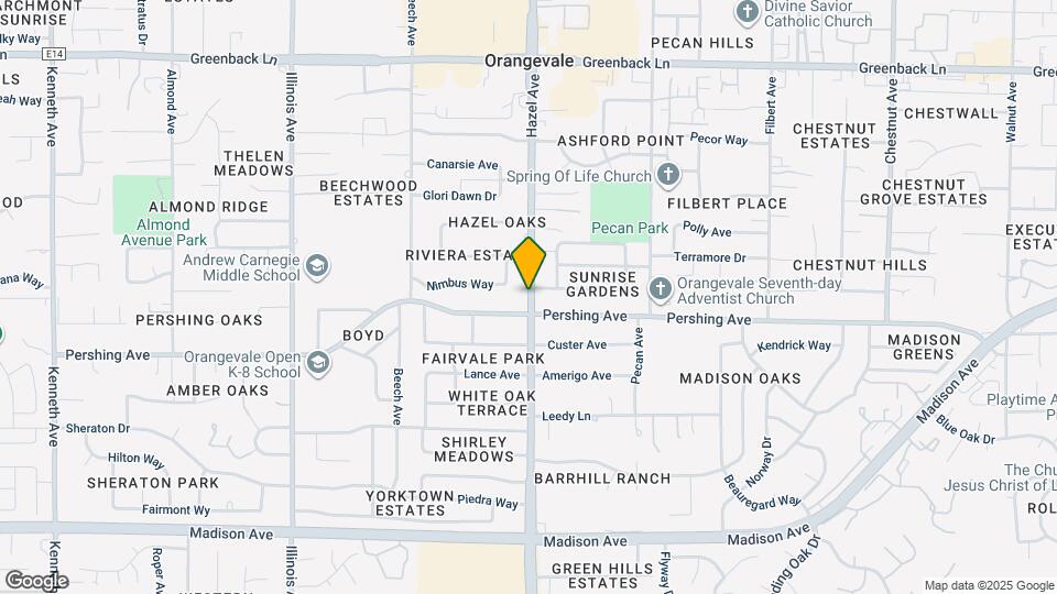 5803 Hazel Ave Map and Location Details