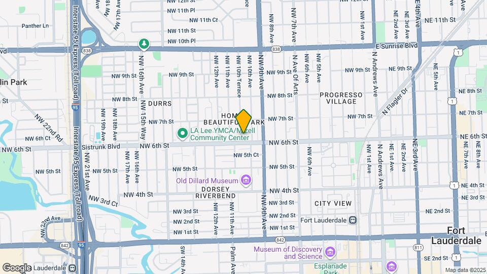 612 NW 10th Terrace Map and Location Details