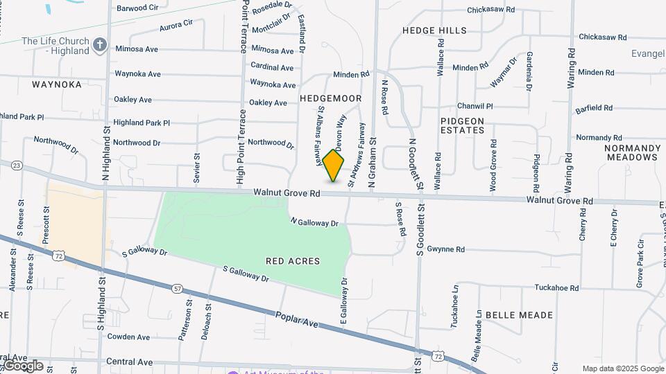 3922 Walnut Grove Rd Map and Location Details