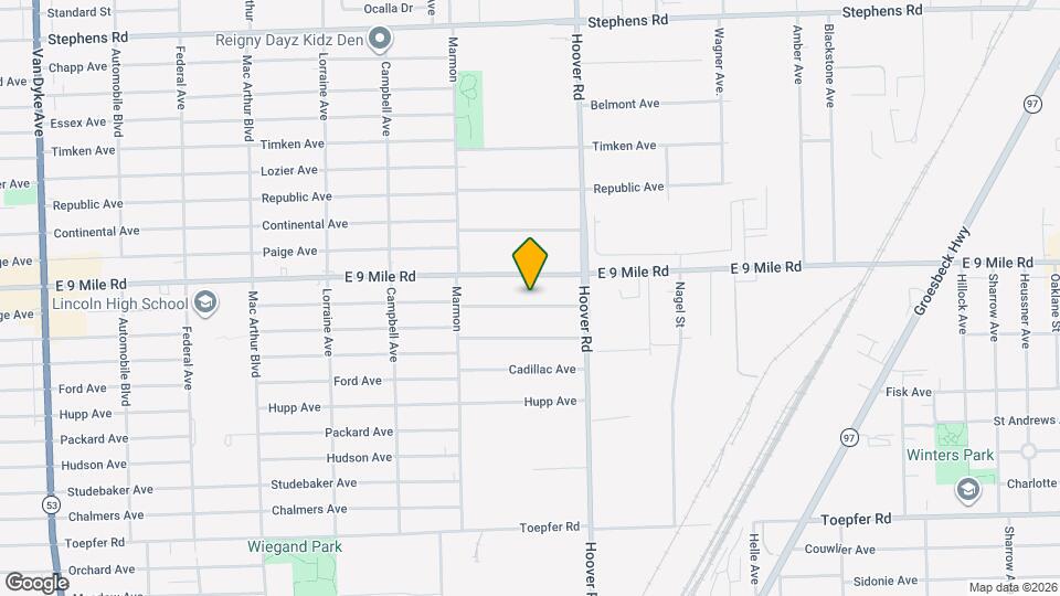 11491 Dodge Ave Map and Location Details