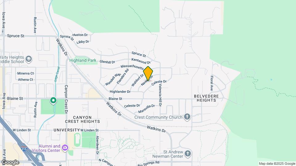 3152 Newell Dr Map and Location Details