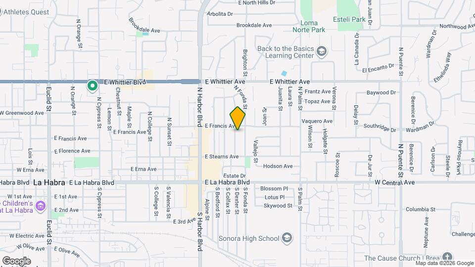 430 N Dexter St Map and Location Details