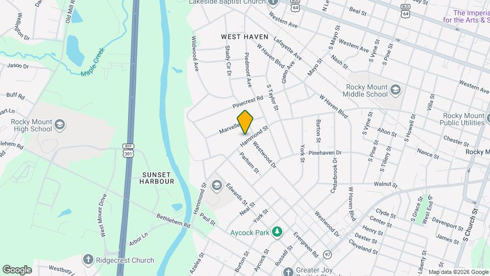 1606 Hammond St Map and Location Details
