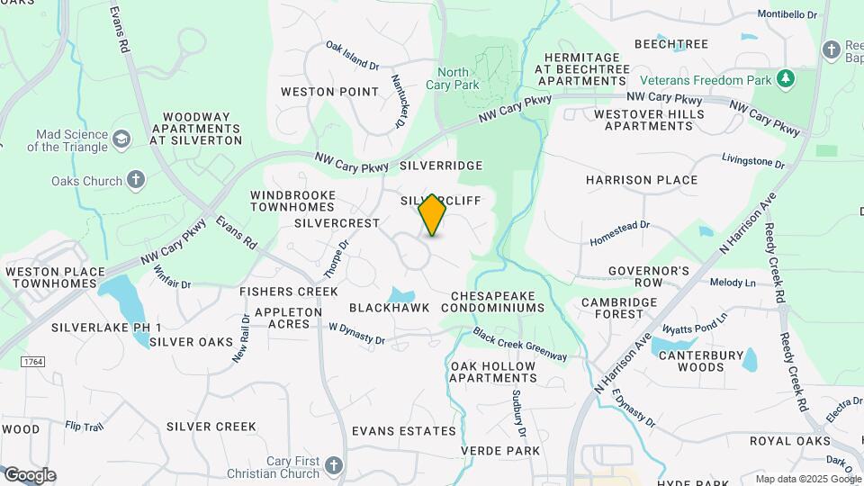 302 Rushingwater Dr Map and Location Details
