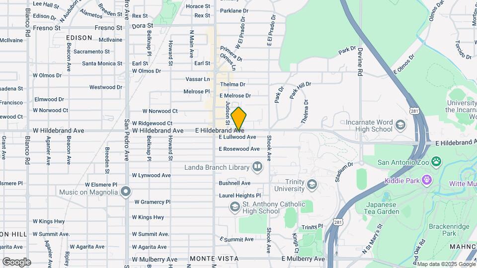 249 E Lullwood Ave Map and Location Details