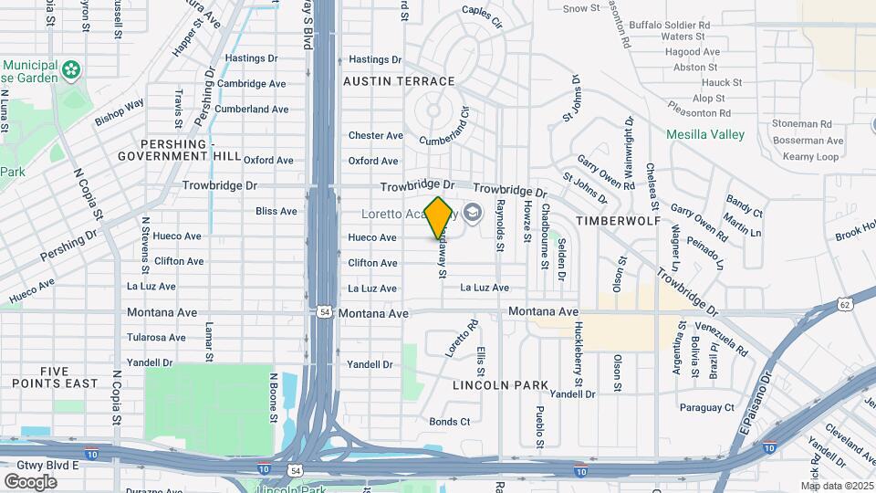 1205 Hardaway St Map and Location Details