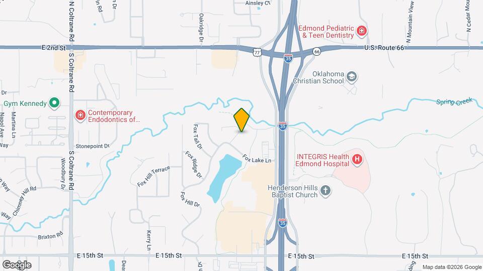 741 Fox Bend Trail Mapa y Detalles de la Ubicación