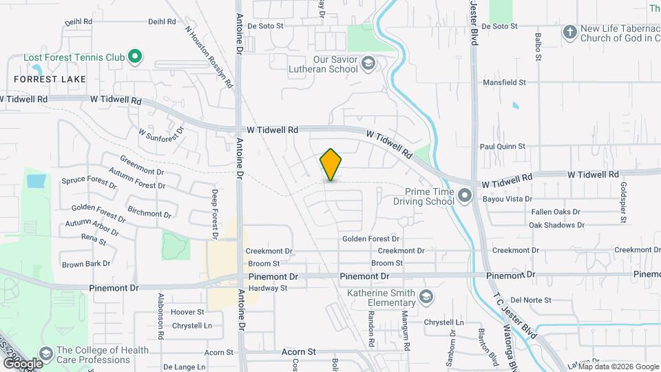 5046 Spring Forest Dr Map and Location Details