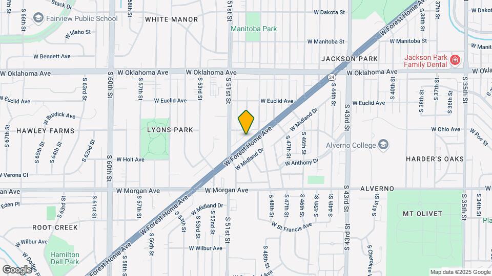 4934 W Forest Home Ave, Unit 7 Map and Location Details