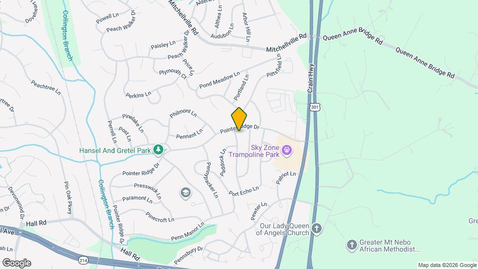 1405 Pennington Ln Map and Location Details