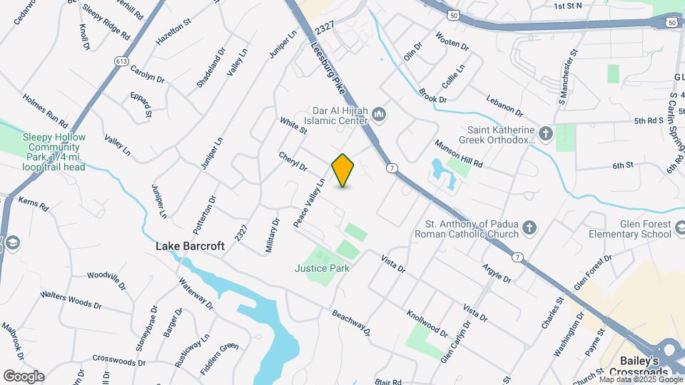 Barcroft Hills Condominium Map and Location Details
