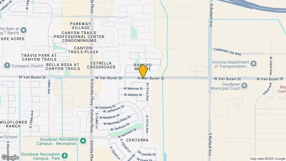 15126 W Woodlands Ave Map and Location Details