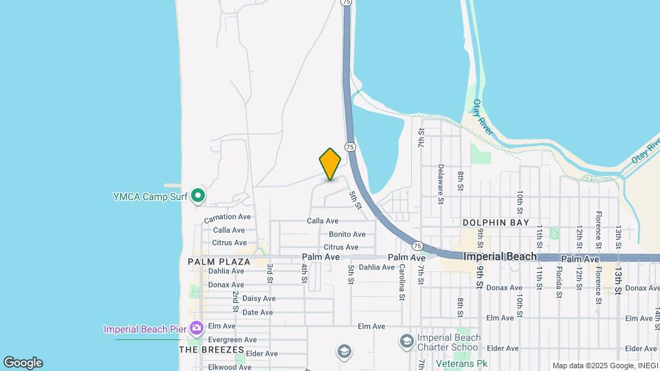 443 Cherry Ave Map and Location Details