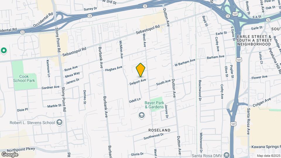 923 Delport Ave Map and Location Details