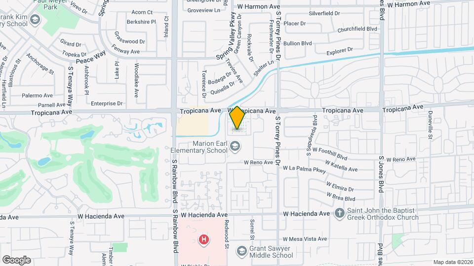 6687 W Tropicana Ave Map and Location Details