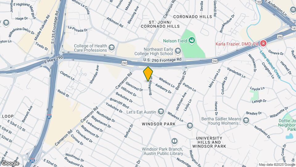 6218 Brookside Dr Mapa y Detalles de la Ubicación