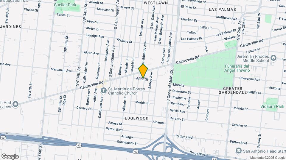 203 Coronado Ave Mapa y Detalles de la Ubicación