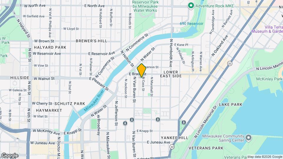 1681 N Cass St, Unit 1681 N Cass St Apt #3 Map and Location Details