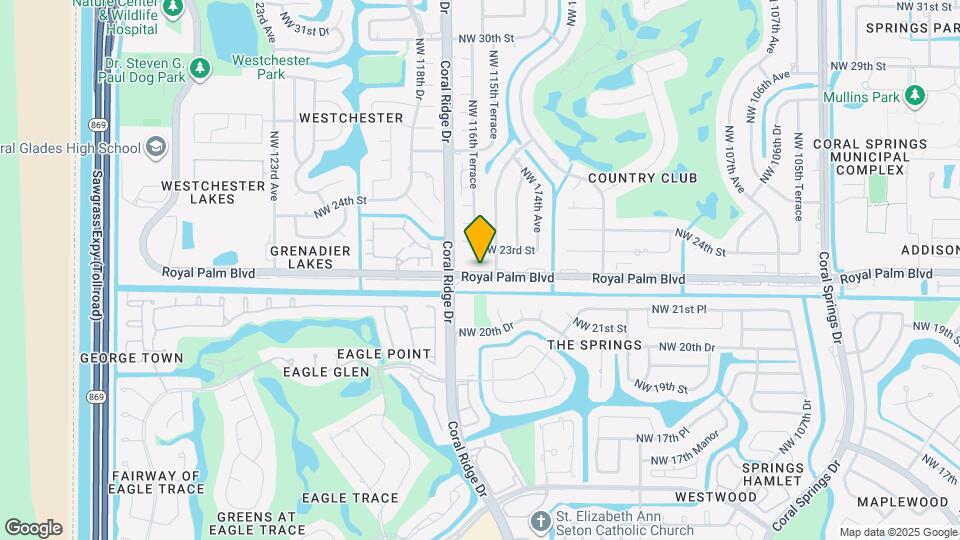 11605 Royal Palm Blvd Map and Location Details