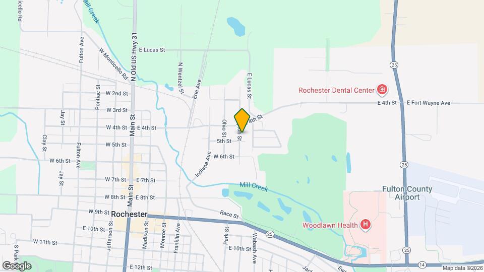 419 Clayton St Map and Location Details