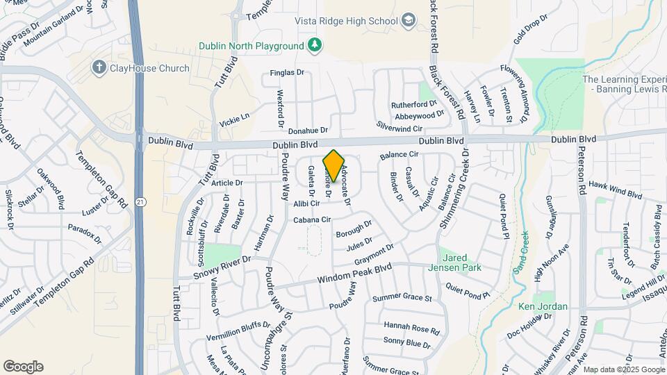 6423 Elsinore Dr Map and Location Details