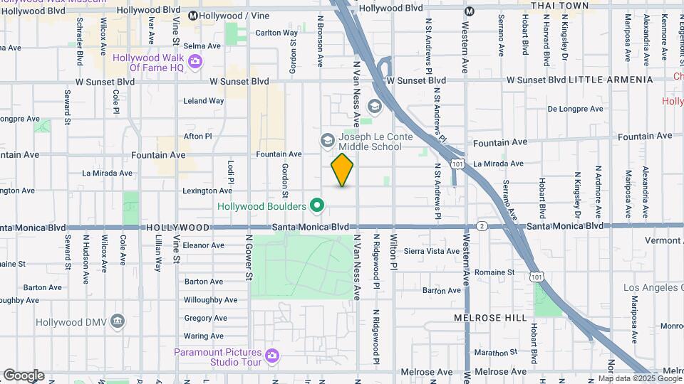 5826 Lexington Ave Mapa y Detalles de la Ubicación