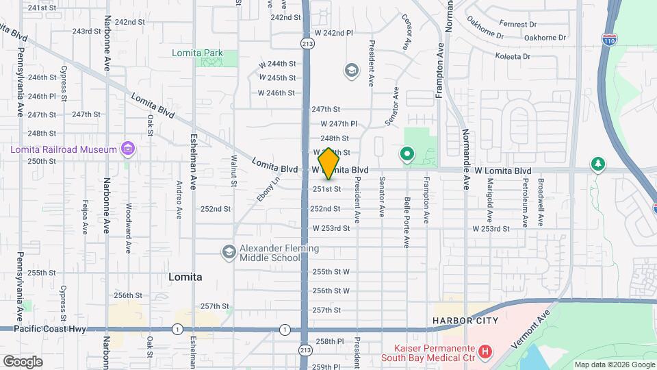 1651 251st St Map and Location Details