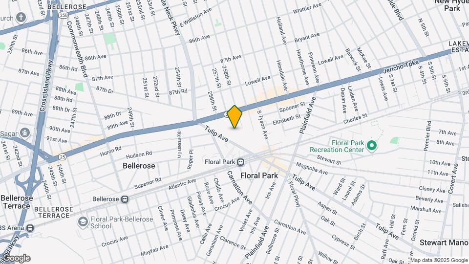 55 Tulip Ave Map and Location Details