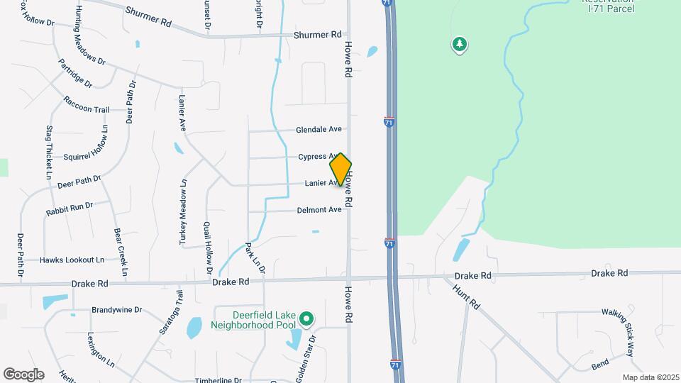 16940 Howe Rd Map and Location Details