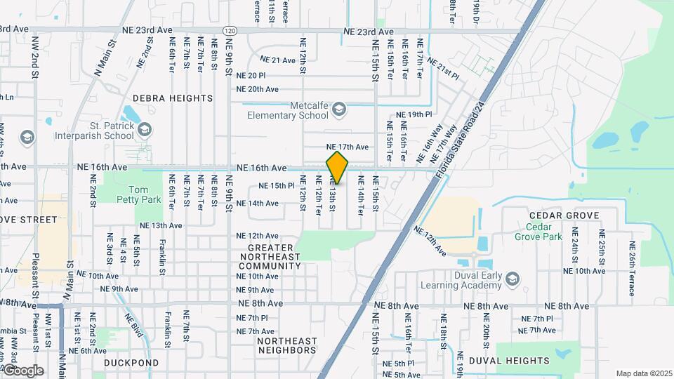 1425 NE 13th St Map and Location Details