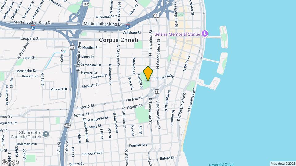 213 S Tancahua St Mapa y Detalles de la Ubicación
