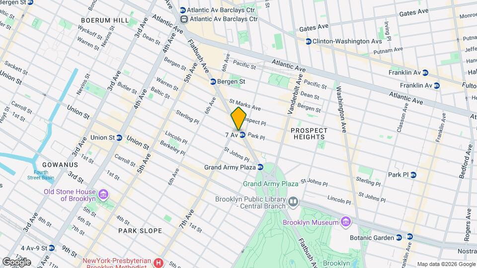 303 Flatbush Ave-Unit -2A Map and Location Details