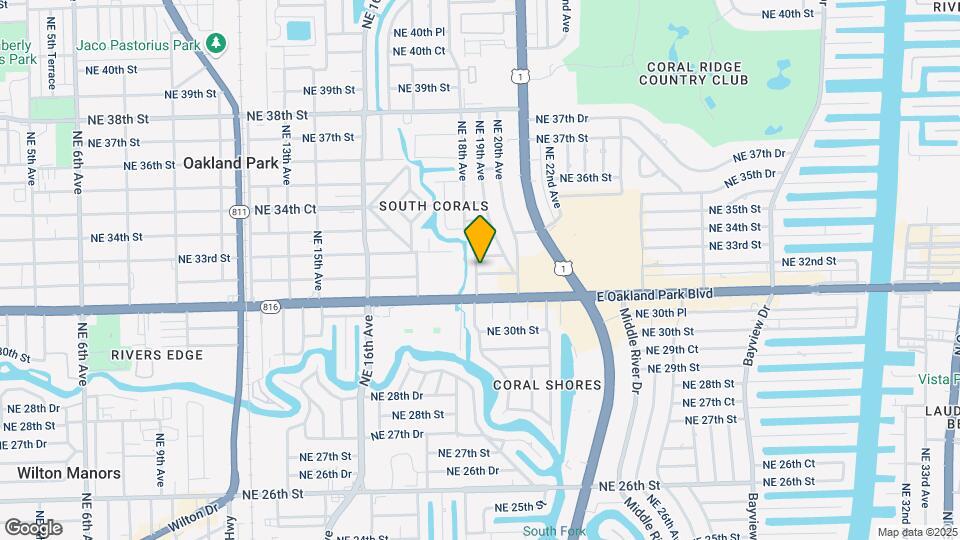 1851 NE 32nd St, Unit A4 Mapa y Detalles de la Ubicación