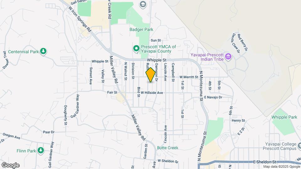 727 Ruth St, Unit Private apartment Map and Location Details