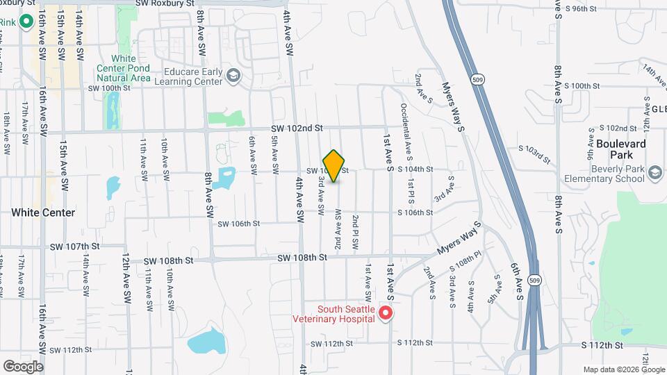 10425 2nd Ave SW Map and Location Details