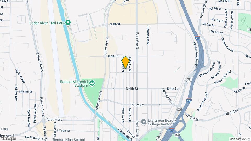 904 N 5th St Map and Location Details